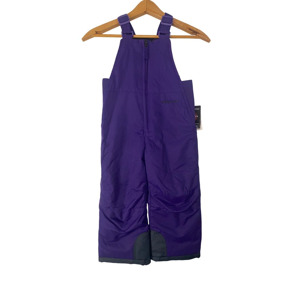 NEW Arctix Toddler Bib Overalls Purple Snow Suit Pants Size 3T Winter Snow Gear